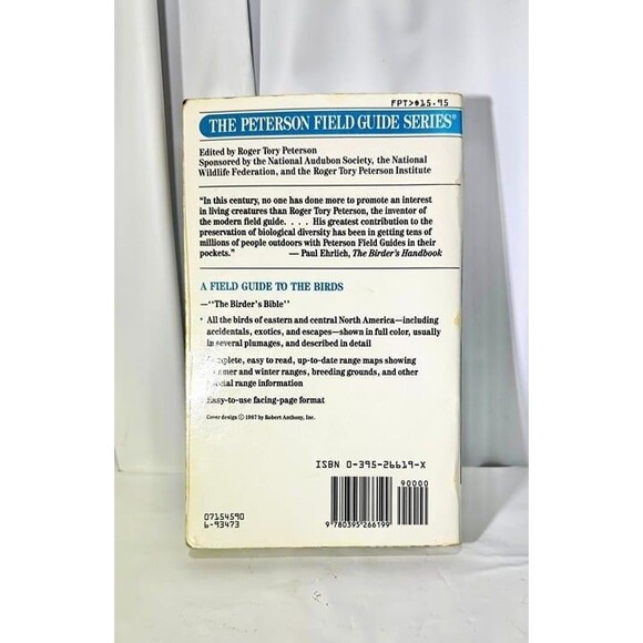 Field Guide to Eastern Birds - Roger T. Peterson (1980, Trade Paperback) 4th Ed - Picture 2 of 3